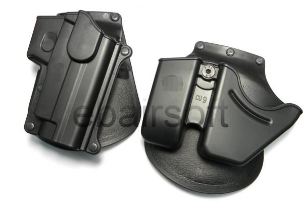 G Rubber coated FOB RH P226 Holster Set